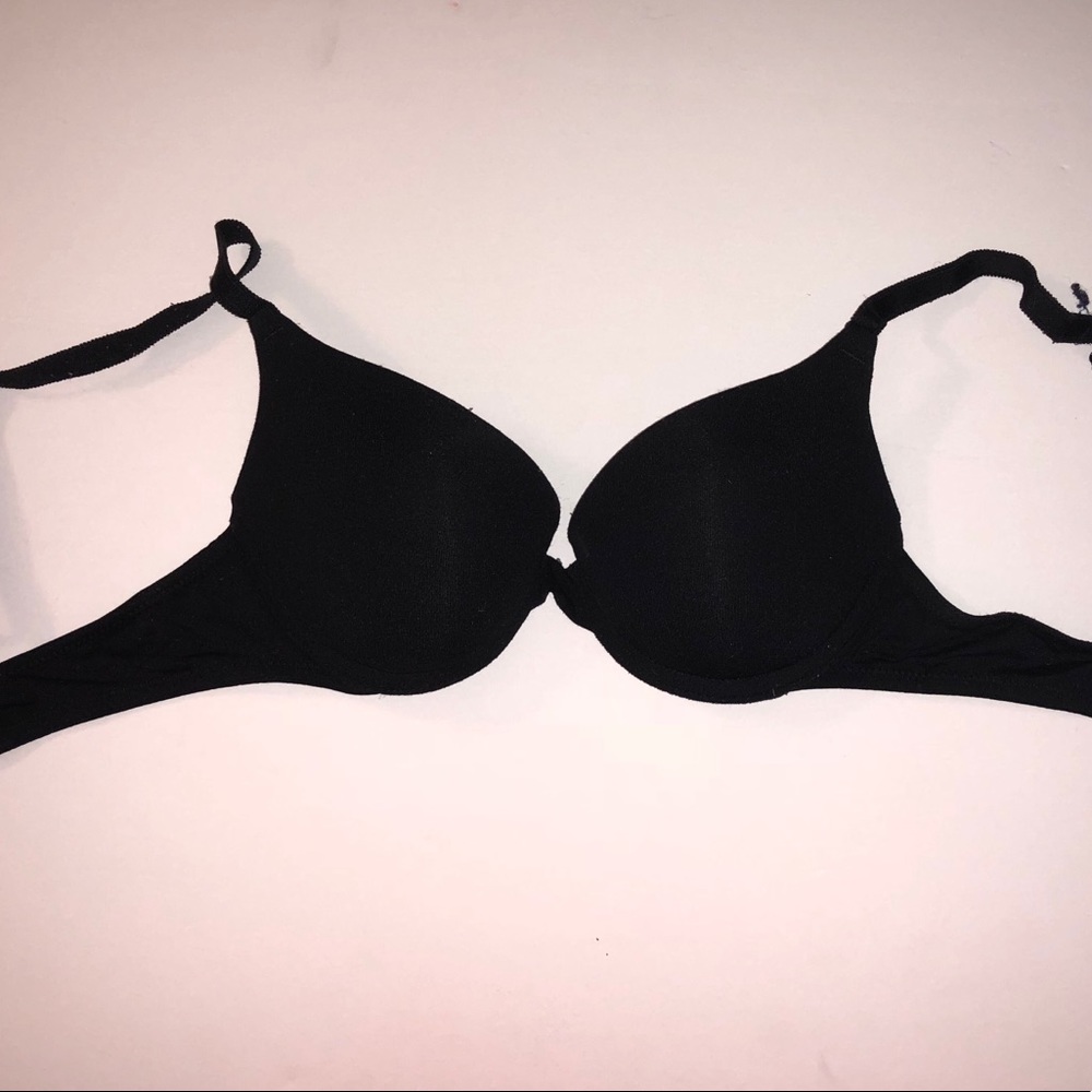 PINK Victoria’s Secret Black Push Up Bra